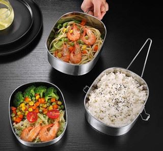 Stainless Steel Double-layer Bento Lunch Box