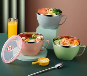 Bekas Makan Tengah Hari Makanan Segera Keluli Tahan Karat